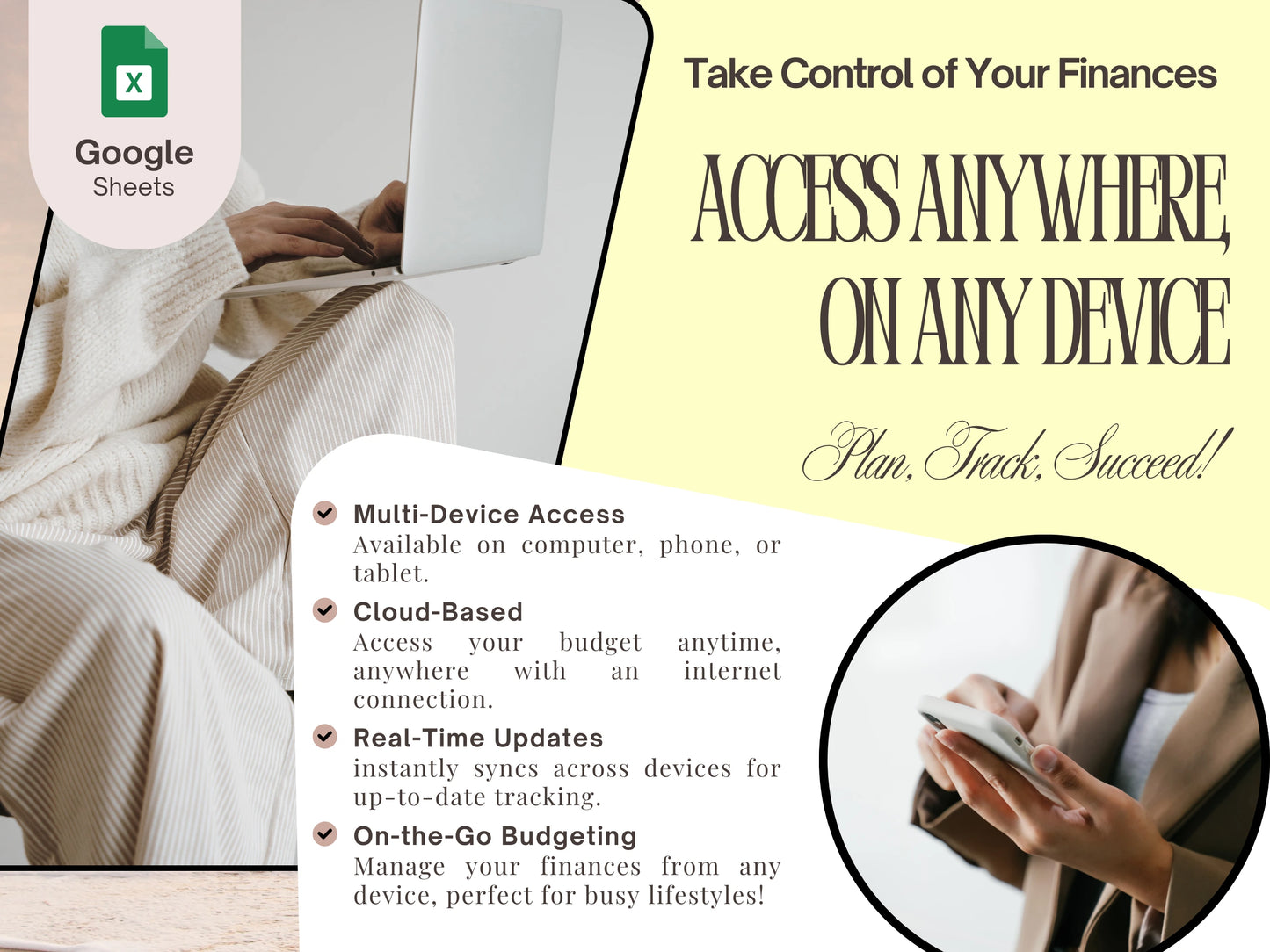 Powder Pink Budget Planner | Sinking Fund & Debt Snowball Calculator