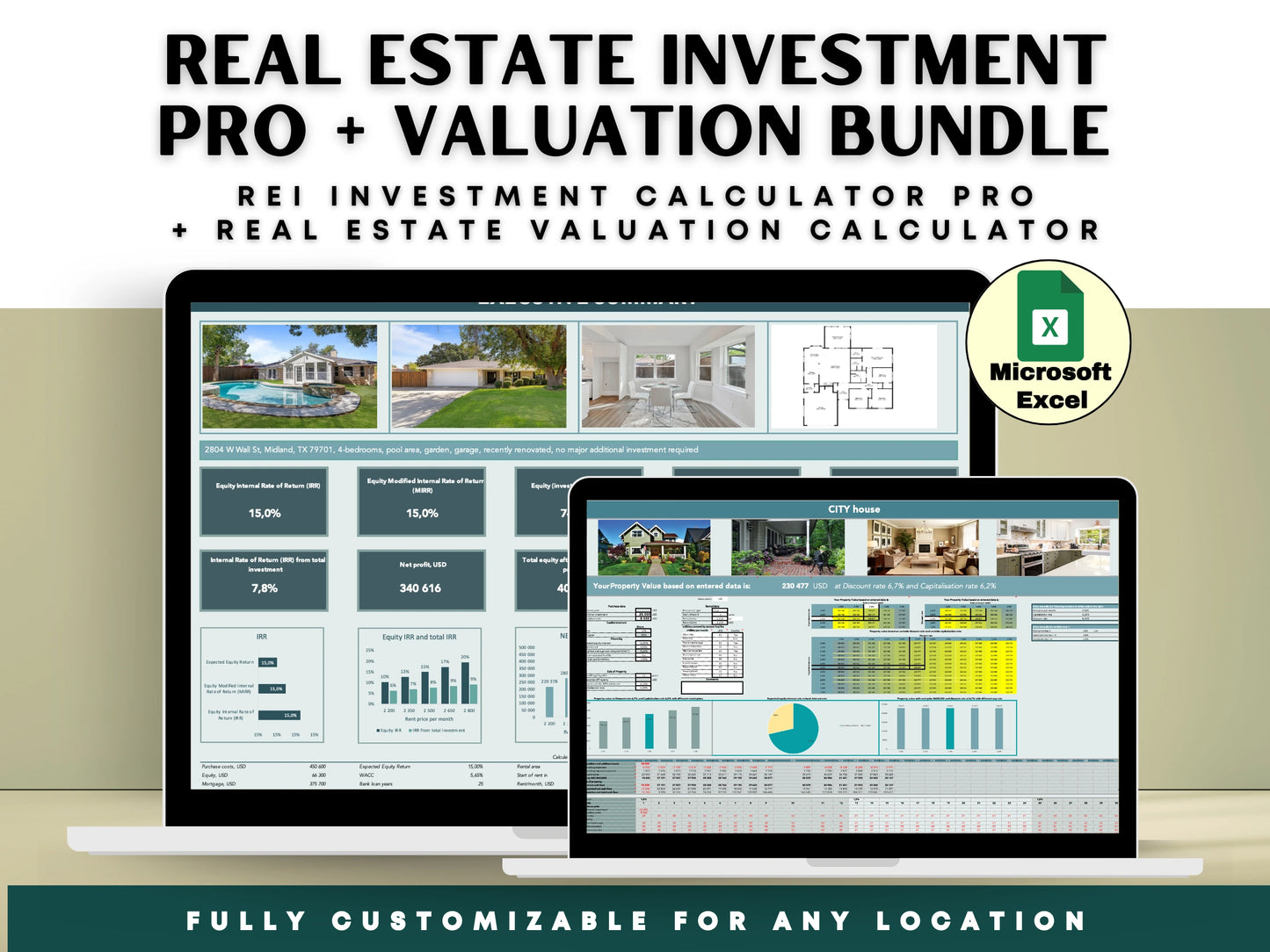 Real Estate Investment Pro + Valuation Bundle