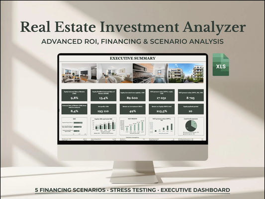 Real Estate Investment Analyzer with ROI.