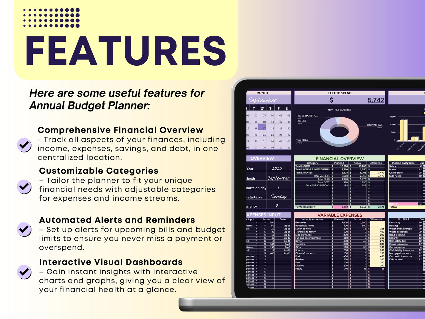 Ultimate Budget Planner | Debt Snowball & Sinking Fund Template
